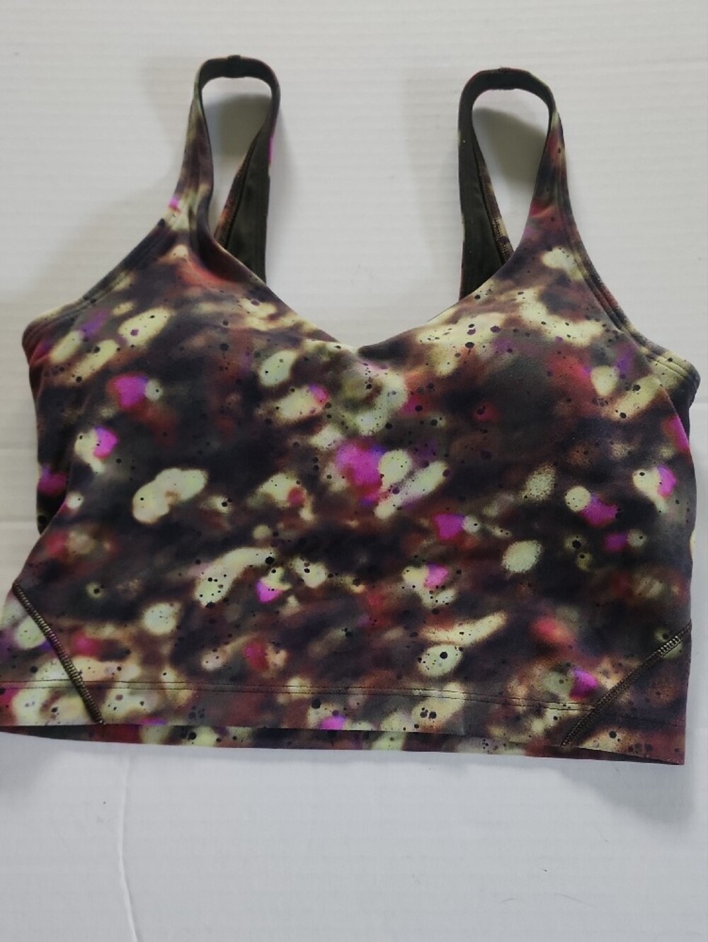 Lululemon Align Tank TopSoft Focus Splatter Green Multi, Size 6 - Picture 4 of 7